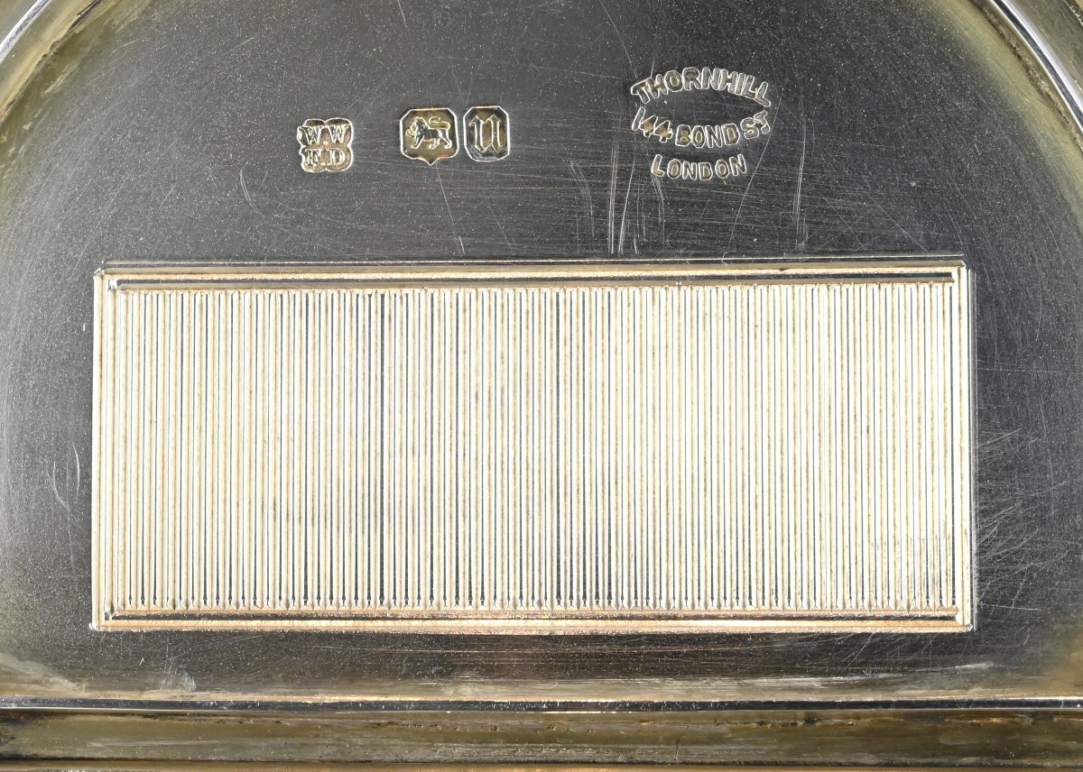 Portafiammiferi In Argento Sterling - Inghilterra - Periodo Vittoriano-photo-4